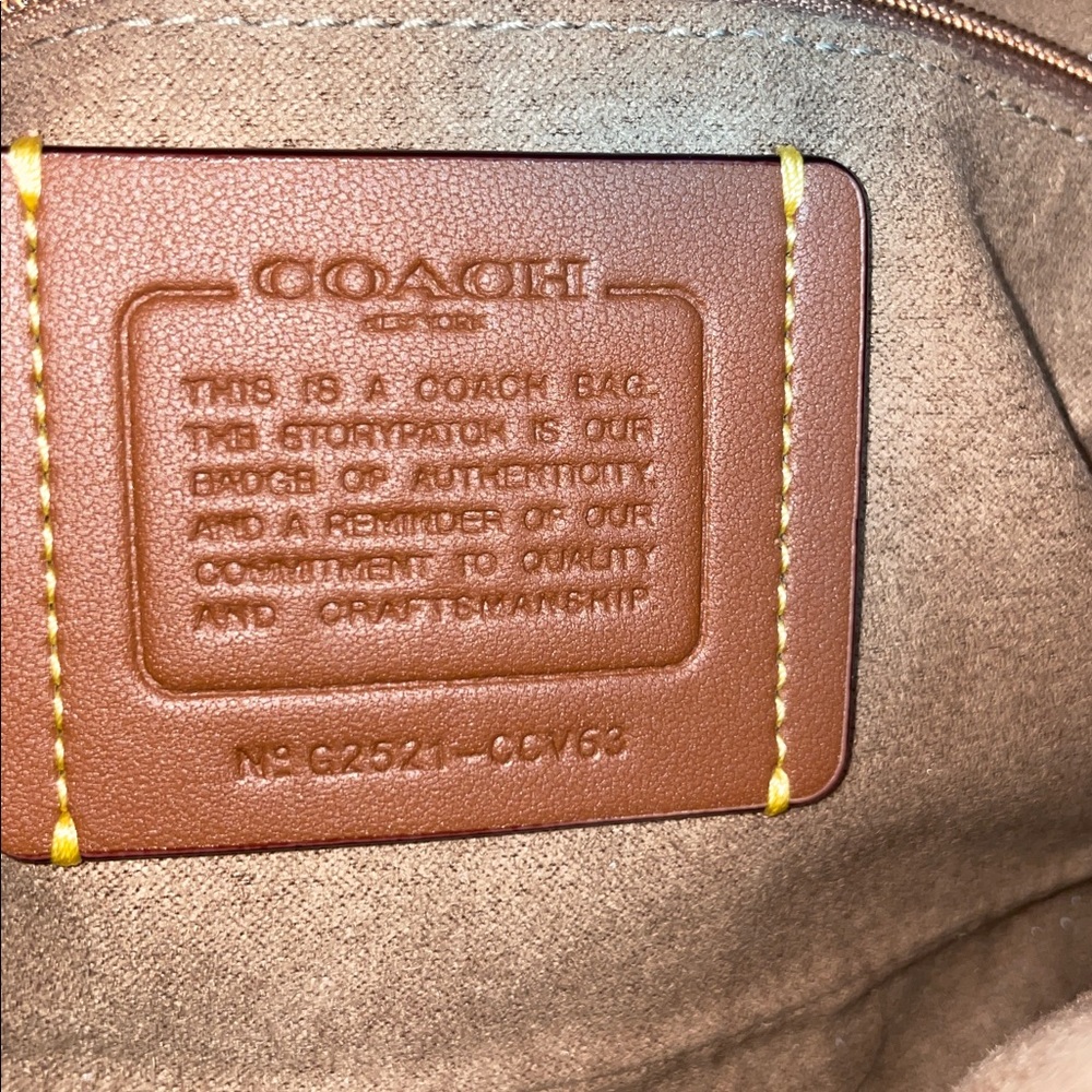 NWT Coach ‘Etta’ Small Leather Shoulder Bag - Picture 15 of 17